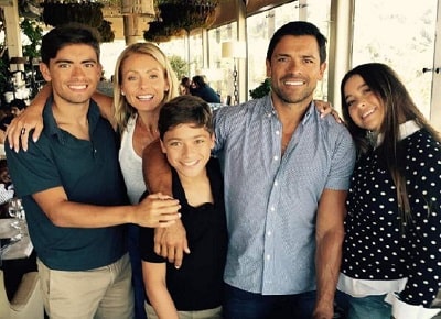 Joaquin with his loving parents and siblings.